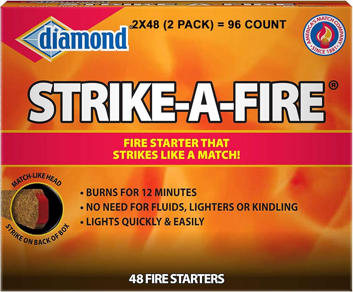 Diamond Strike-A-Fire Starters, by Pine Mountain, 96 Count