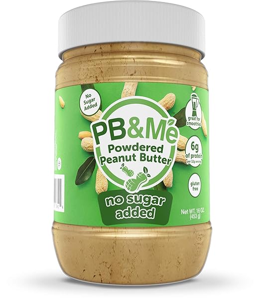 PB&Me Sugar Free Peanut Butter Powder Powdered Peanut