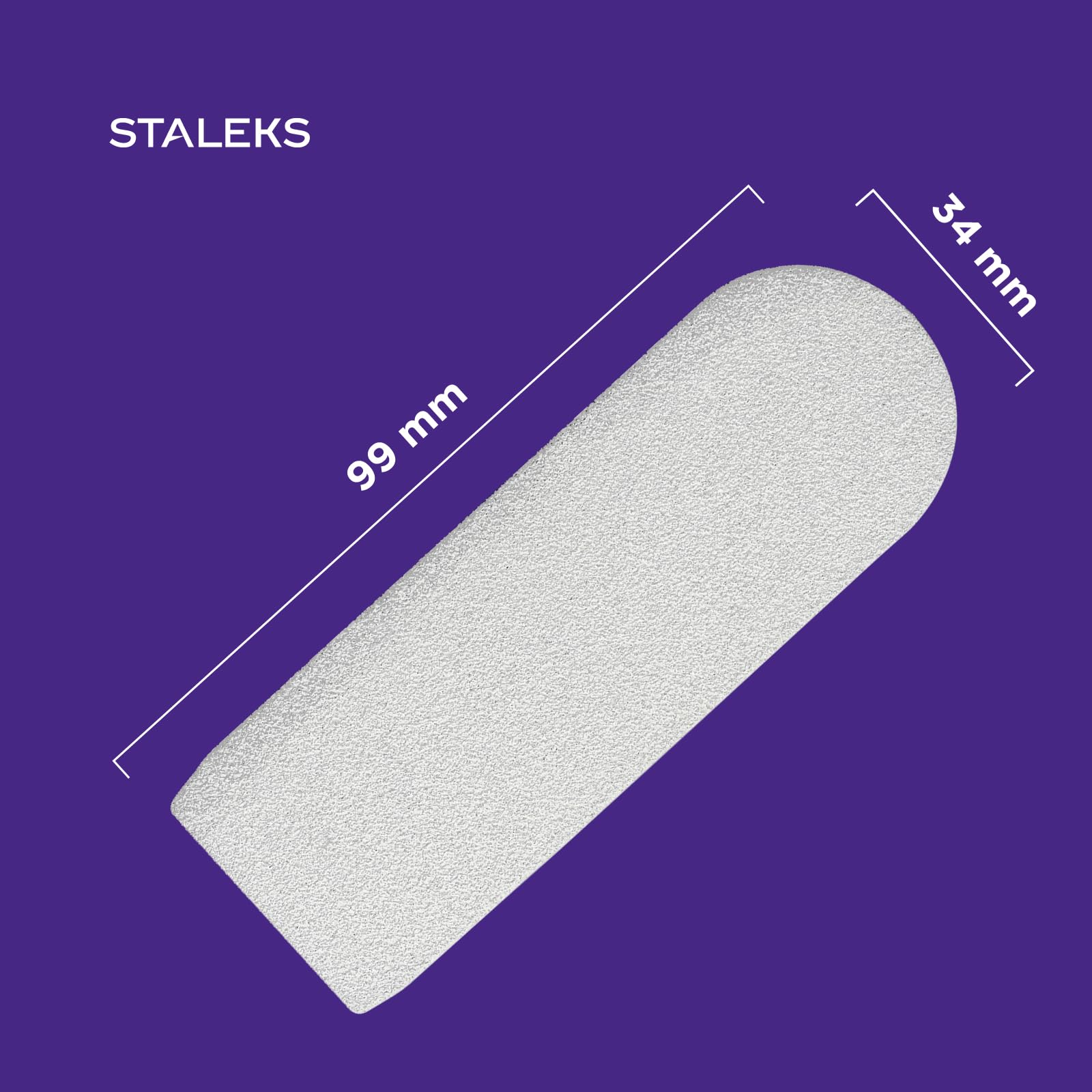 STALEKS PRO Expert 10 Disposable White Abrasives for Foot File (180 Grit, 30 Pcs) β Replaceable Abrasive Files for MBE-10 Base Pedicure 2