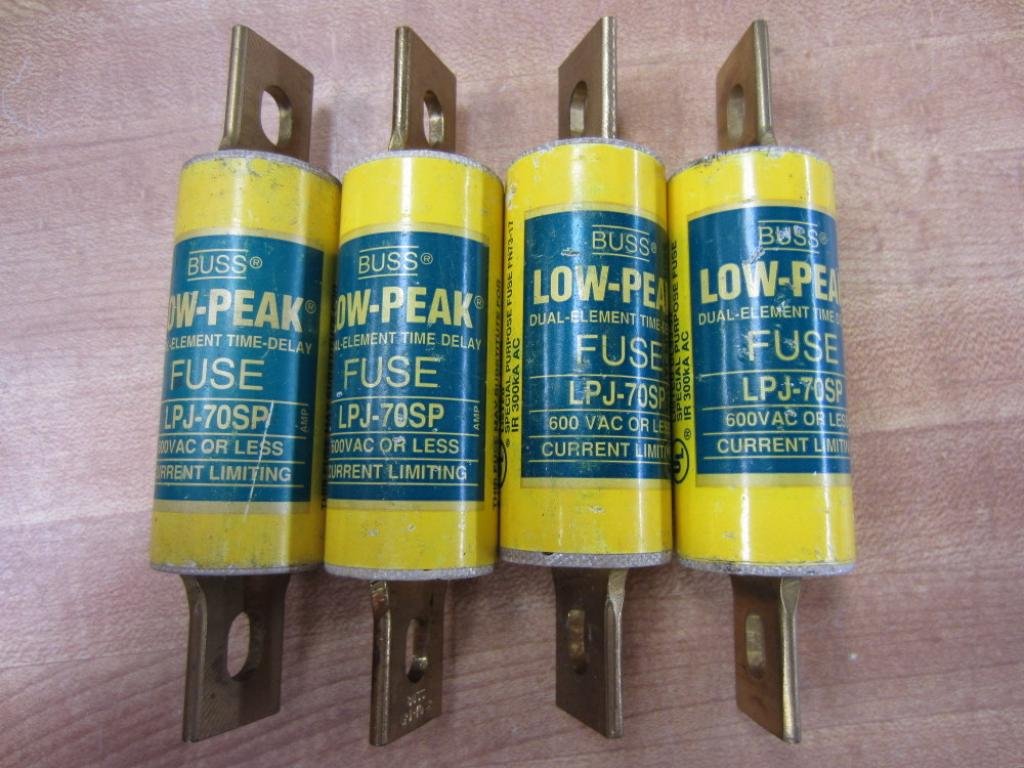 Cooper Bussmann LPJ-70SP Class J Low-Peak Time Delay Fuse (Pack of 4)
