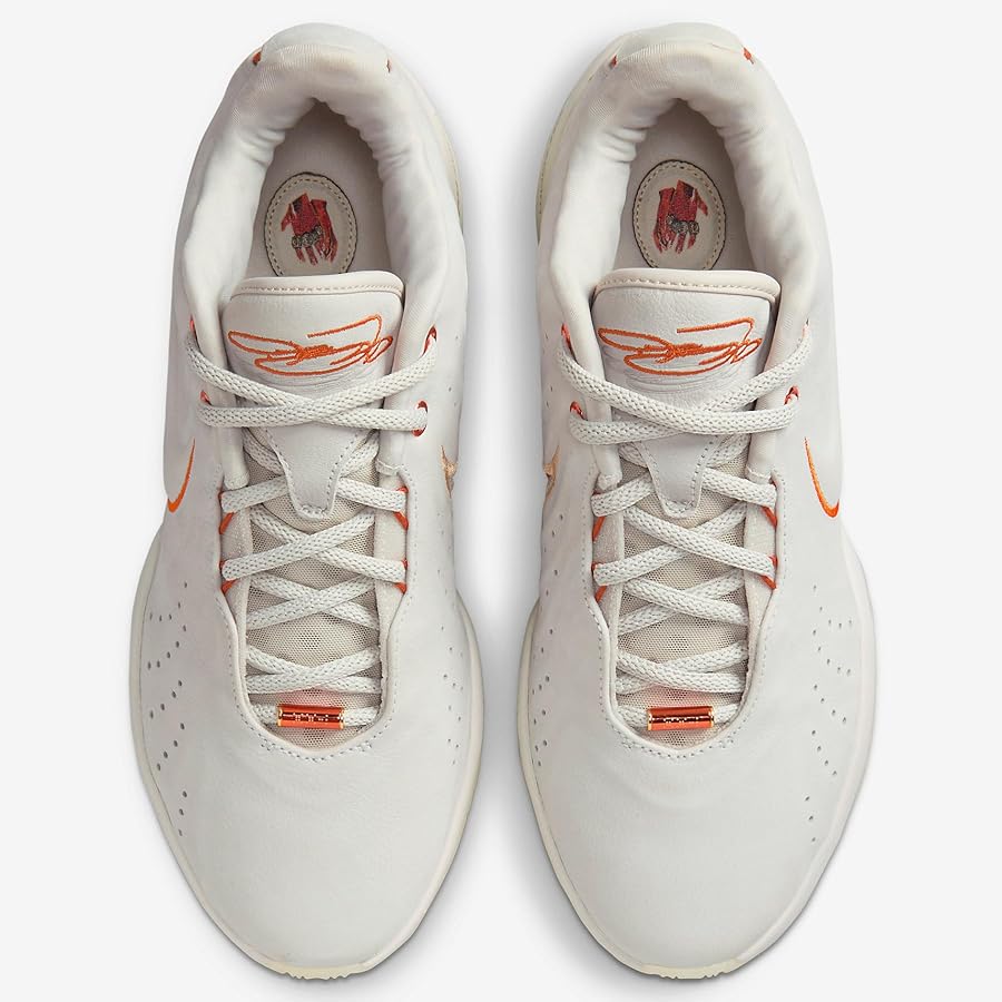 シューズ(男性用) Lebron XXI Akoya Nike Lebron XXI 21 “Akoya” Lt-Bone/Campfire Orange FV2345-001