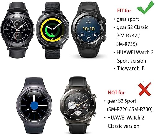 Miniatura 3 de Omter Correa de resina compatible con Samsung Galaxy Watch 654 de 441.575 in, Classic 6 de 471.693 in, 5 Pro de 1.772 in, 4 Classic de 461.654 in, 3