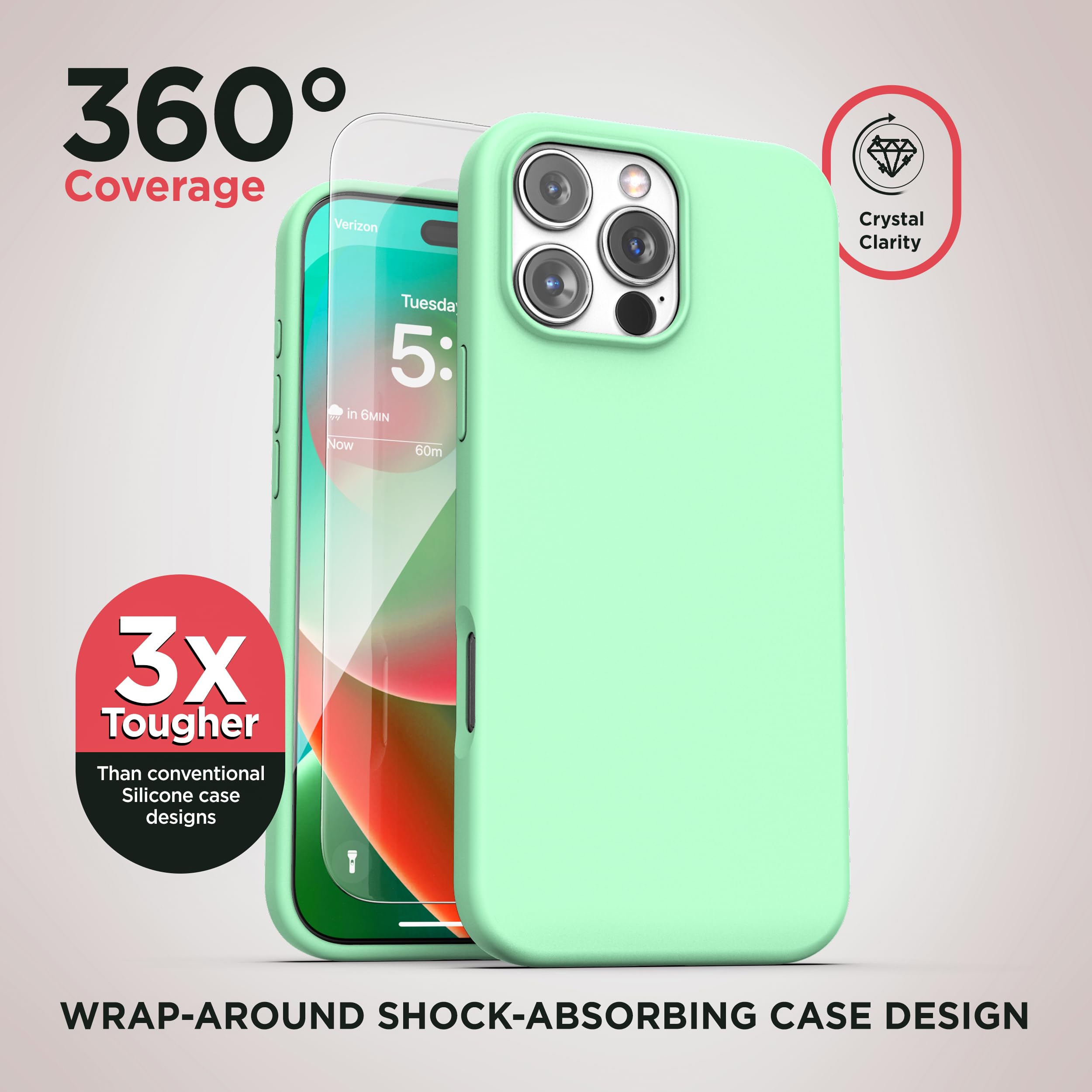 Amazon.com: ENCASED Silicone Case Compatible with iPhone 16 Pro