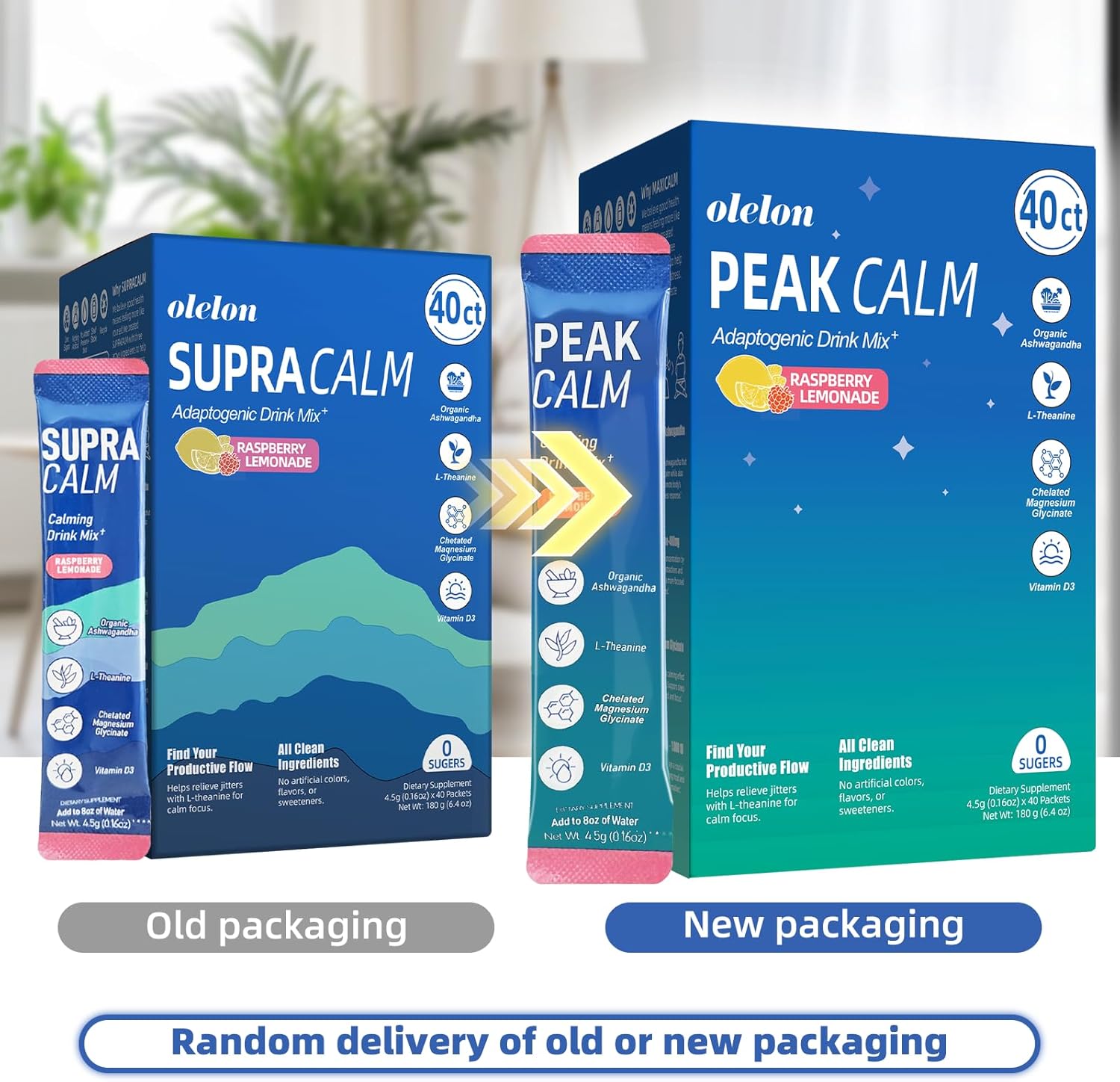 40 Count Super Cortisol Calm Drink with Magnesium Glycinate, Ashwagandha, L-Theanine & Vitamin D3 |Magnesium glycinate Powder for Relaxation, Focus & Sleep Support | Raspberry Lemonade | No Sugar - Image 2