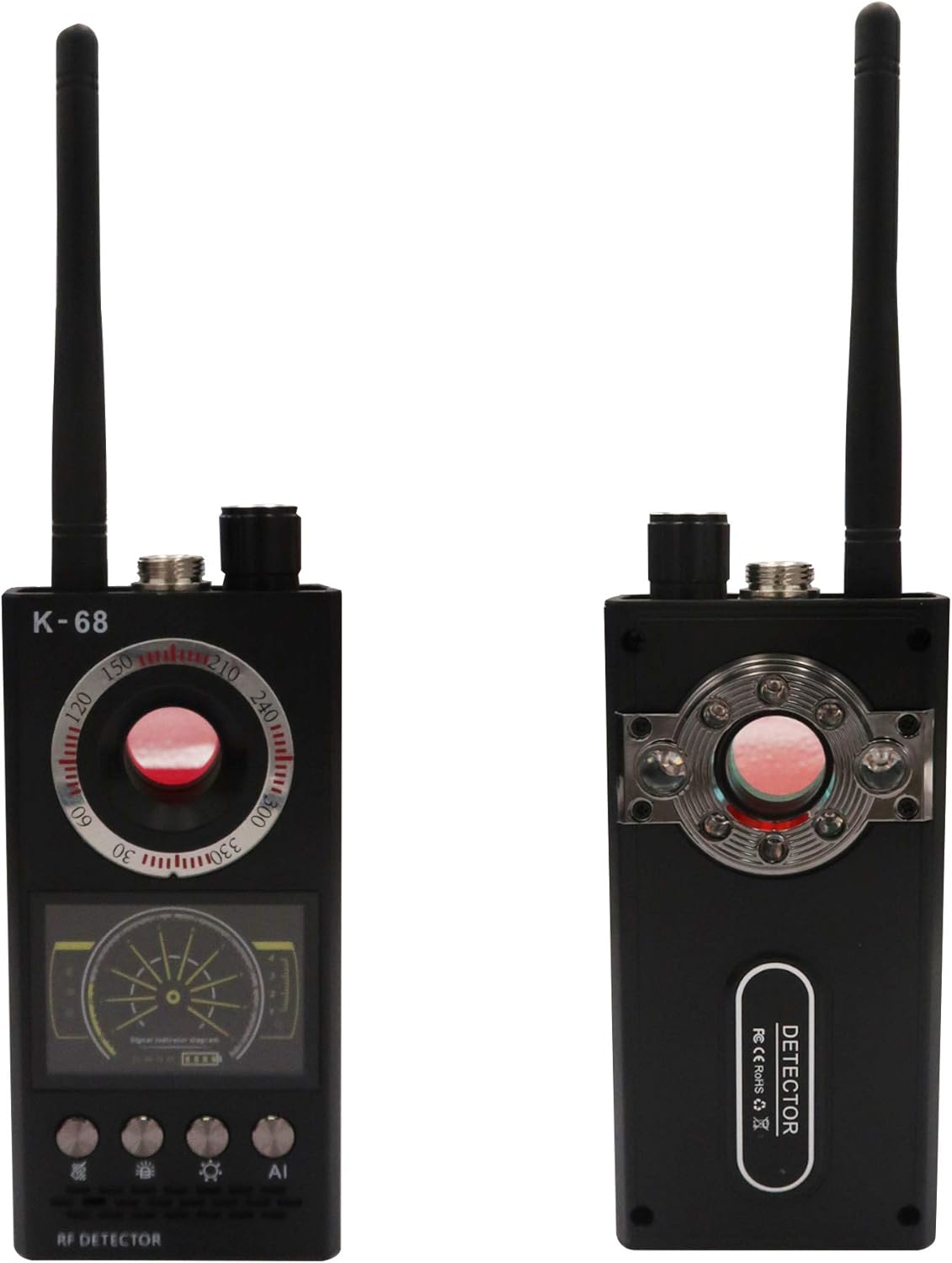 Frее Shірріng 🛒 Mcbazel Surecom K68 Anti Spy Wireless RF Signal Detector Bug Detector Hidden Camera Detector GSM GPS Trackers Detector