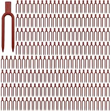 KVZVK 200 Pcs Strawberry Fixing Support Pins Plastic Plant Clips,U-Shaped Garden Anchor Clips for Plant Cuttings and Runners Rooting