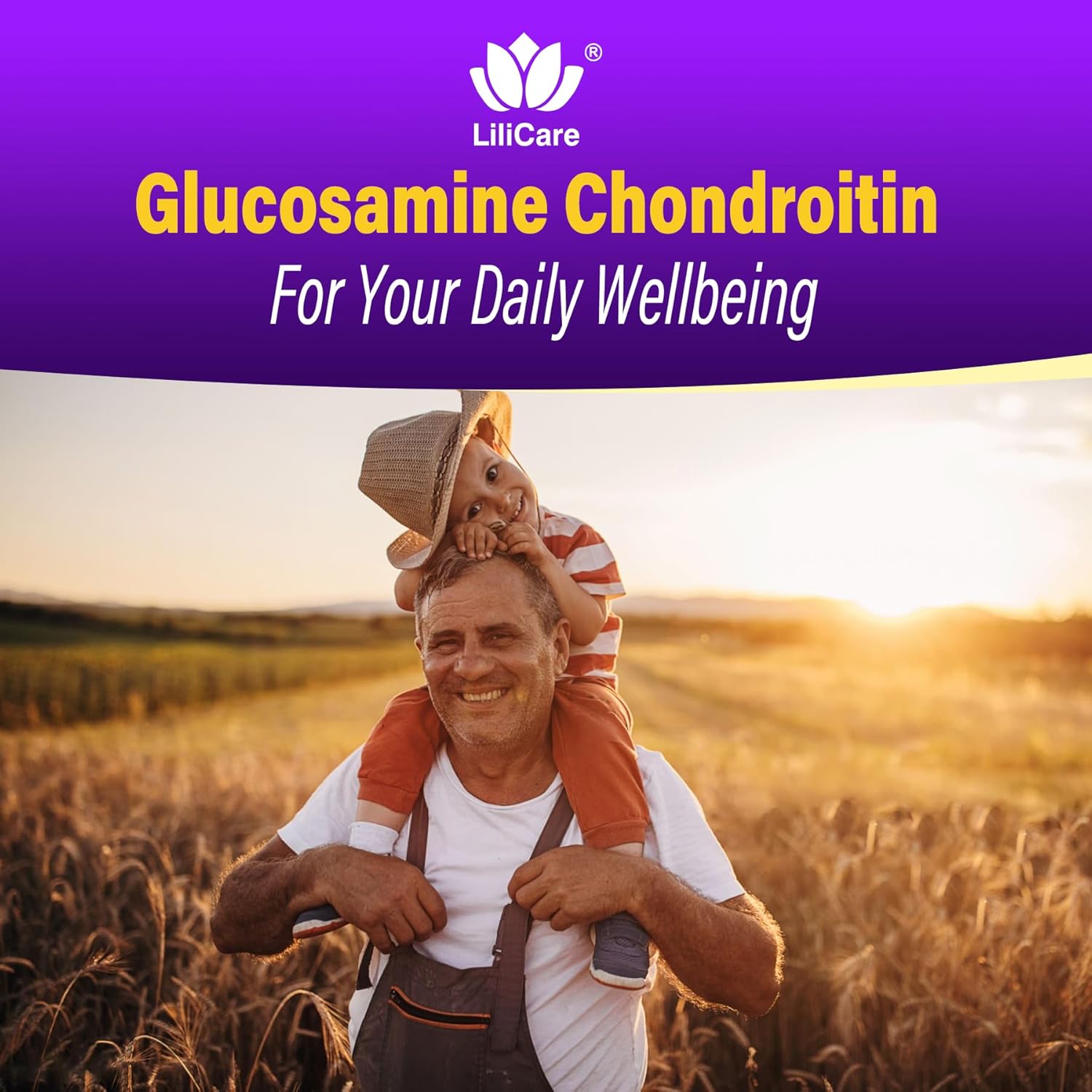 Glucosamine Chondroitin Gummies, Sugar Free Glucosamine Chondroitin MSM Supplement, Extra Strength with Boswellia Turmeric, Hydrolyzed Collagen & Hyaluronic Acid, Bone Health for Men & Women, 120 Cts - Image 7