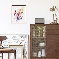 Vista 5 de FINGERINSPIRE Eagle Stencil 11.7x8.3 inch Plastic Fire Eagle Pattern Stencil Bird Animal Wildlife Wall Stencils for Painting Template Reusable