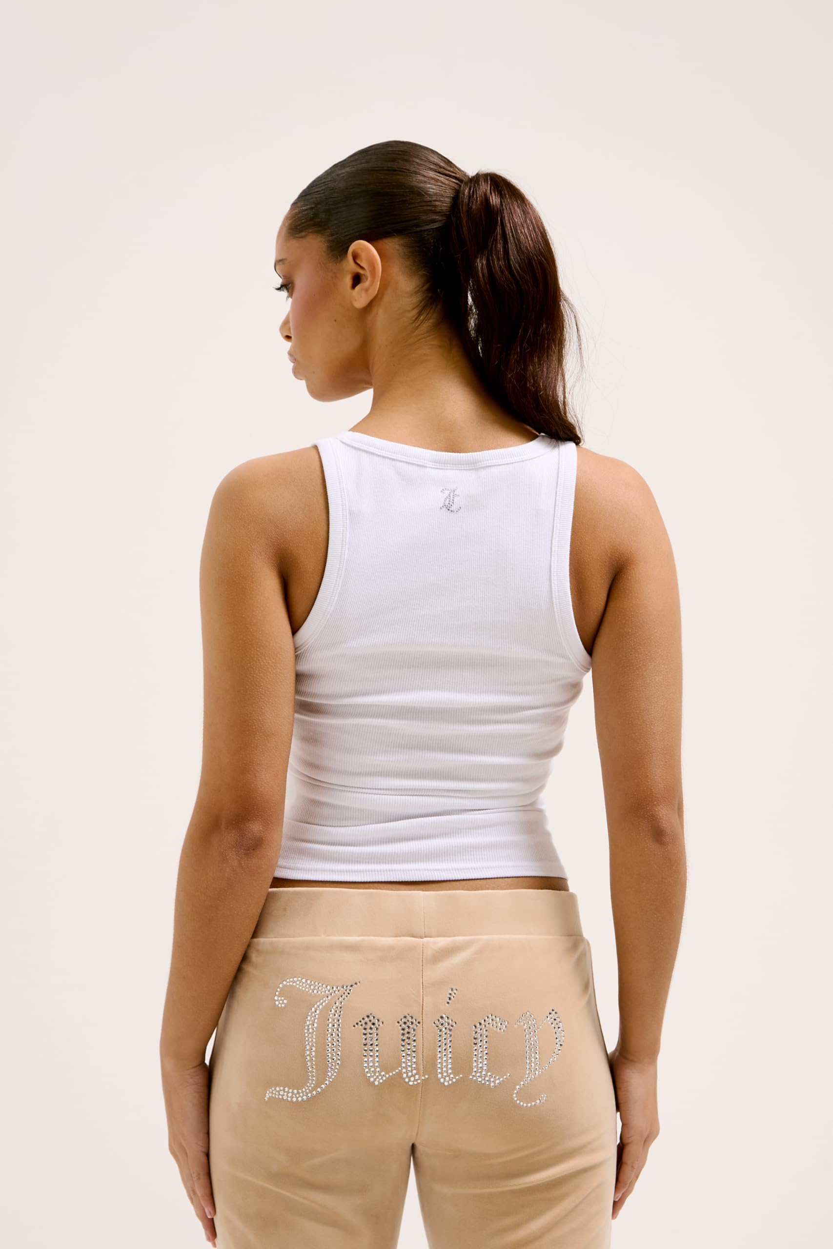 Juicy Couture Thin Strap Racer Vest - Figurbetonte Sportliche Weste Mit Applikationen In Versch. Farben Chaleco de Moda Mujer