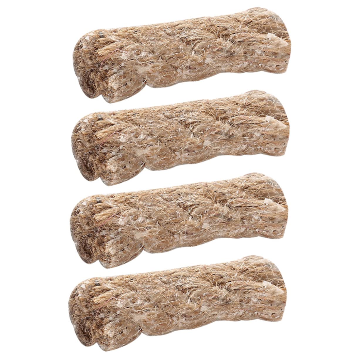 KOMBIUDA Camping Fire Starter Rope 4 Pack Emergency Fire Ropes for Campfires Barbecues