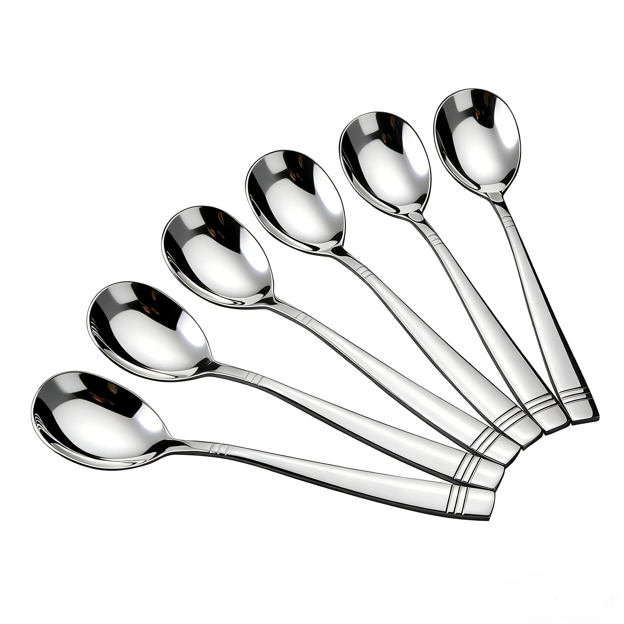 Grand ensemble de cuillères à ustensiles de service avec manches ergonomiques