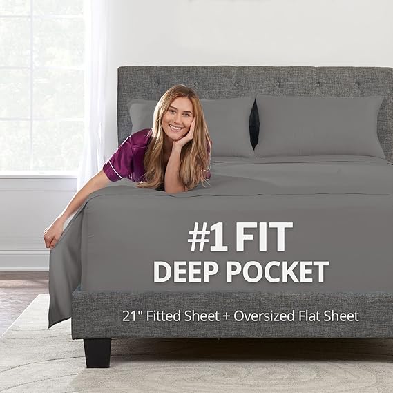 Extra Deep Pocket Queen Sheets Sets 1 DEEP Pocket Queen Fitted Sheet 1 Large
