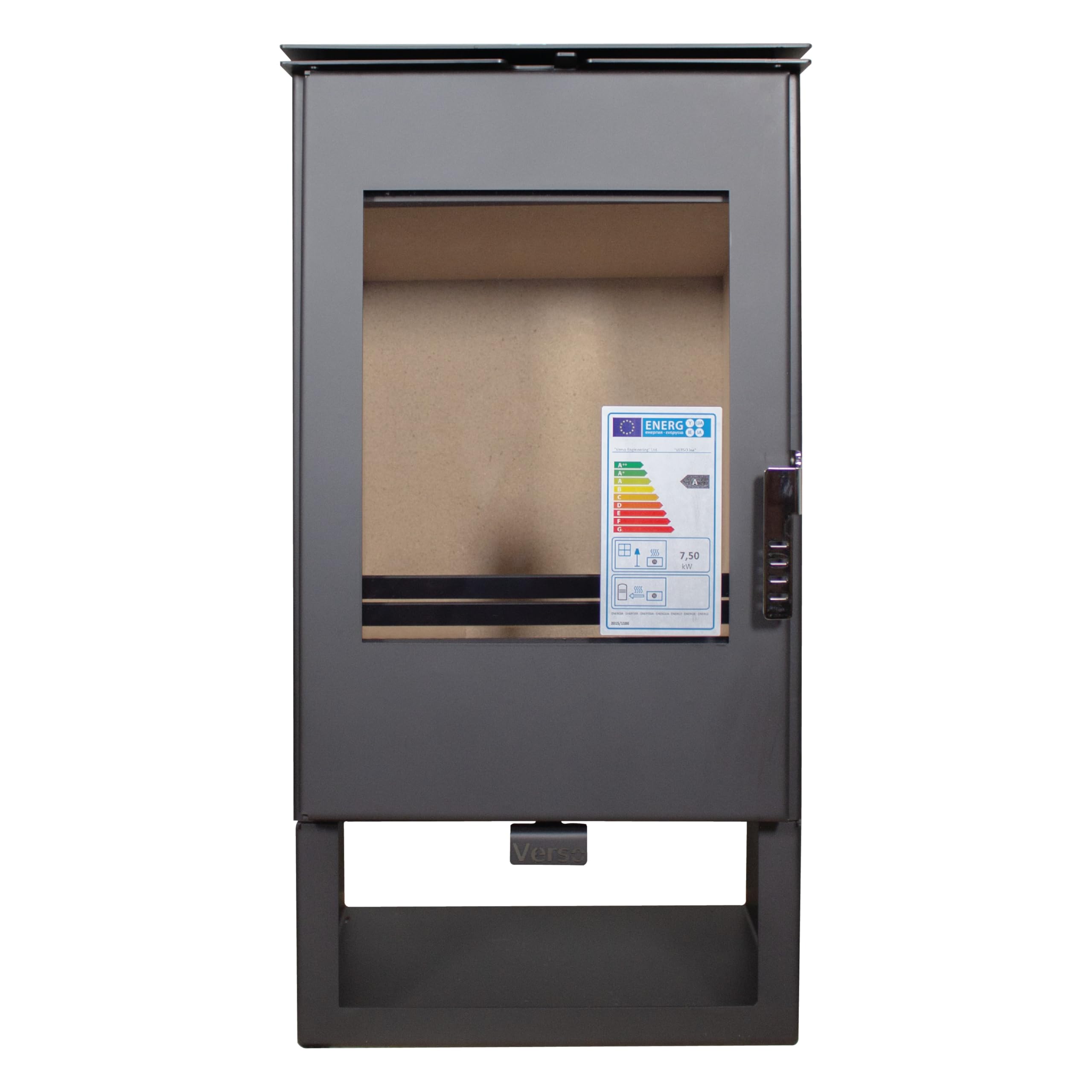Generic Poêle à bois EEK A+ Verso Ina - Puissance nominale de 7,5 kW - Robuste et puissant - Pour une chaleur confortable à la maison