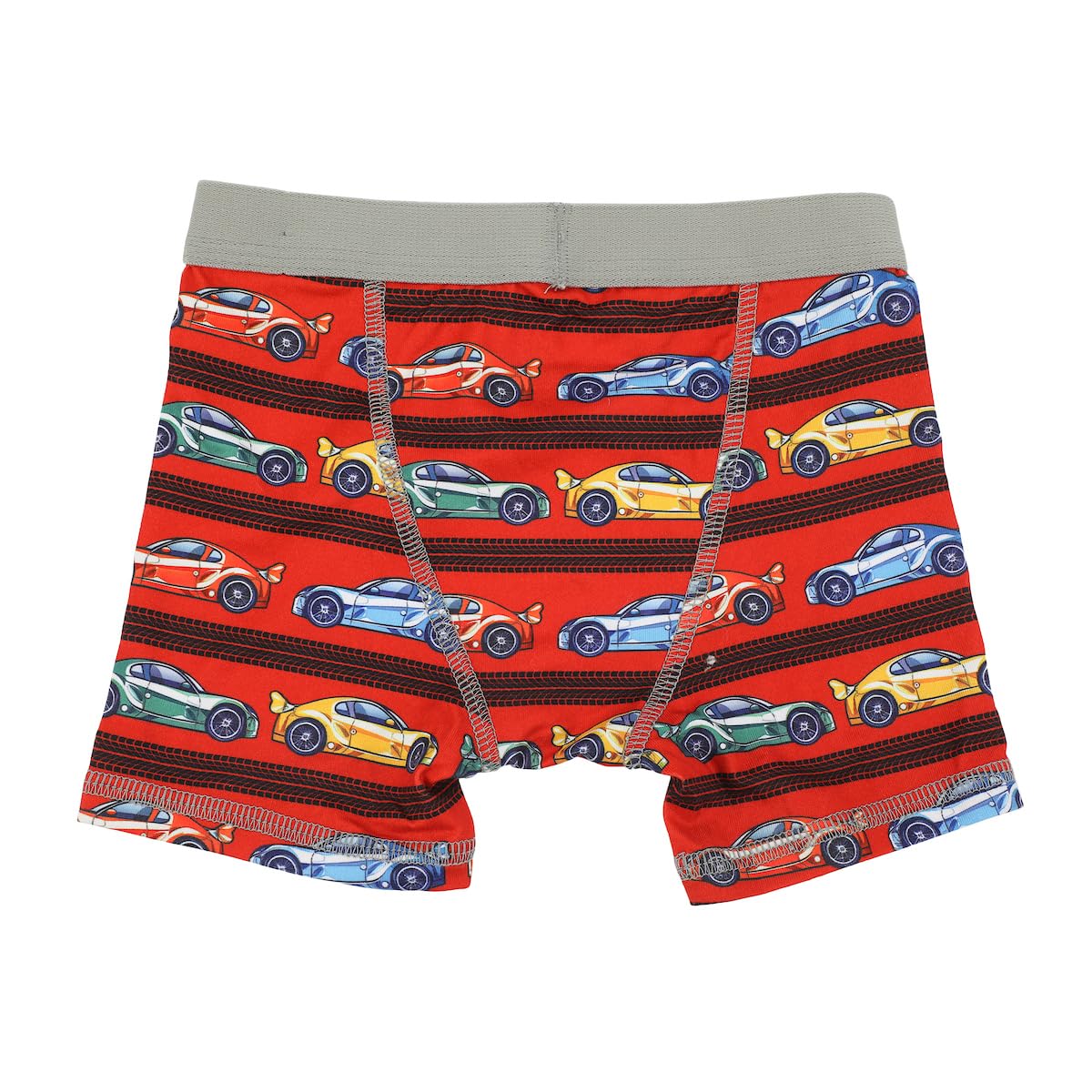 Bioworld Vehicles AOP - Boxer da bambino, confezione da 5, taglie 2T-5T