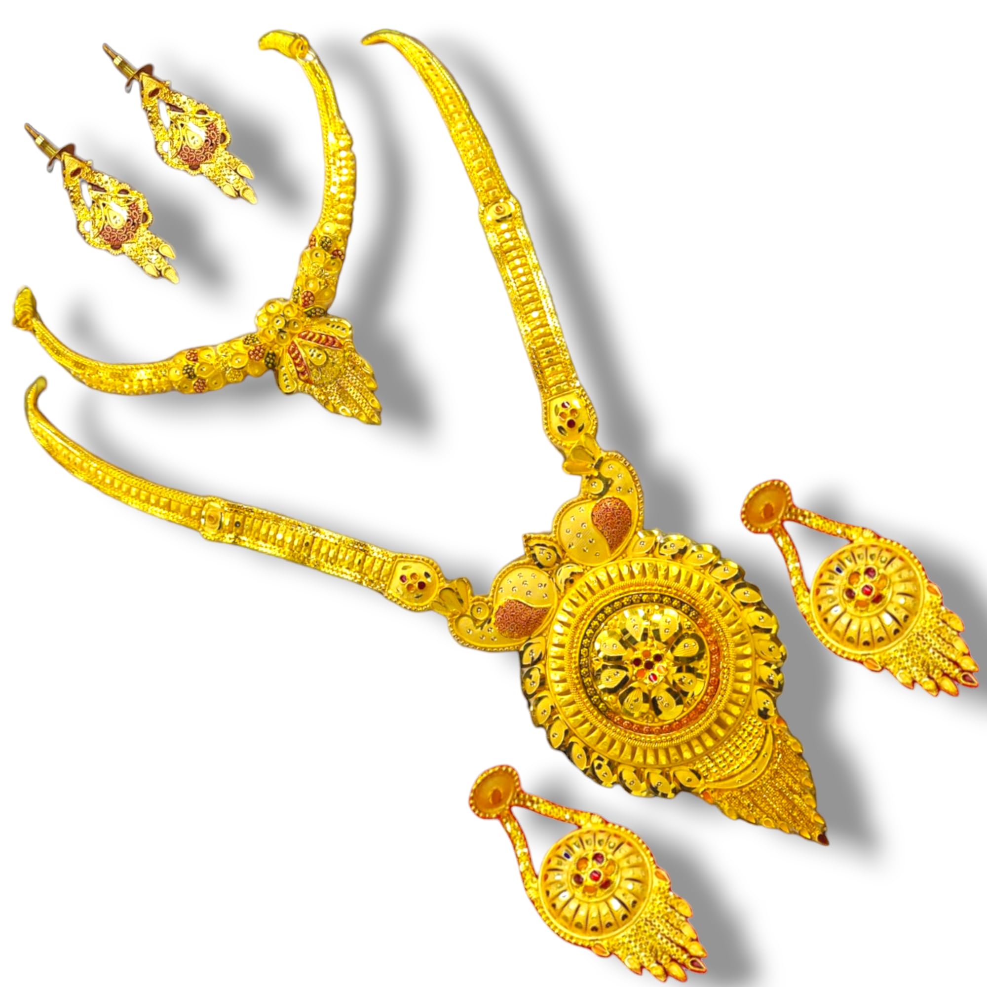 Z HOUSE Womens Real Gold Looking Amazing Onegram Jewellery Set Combo For All Parties And Festival (B0CL3JGZXB) Amazon Price History, Amazon Price Tracker