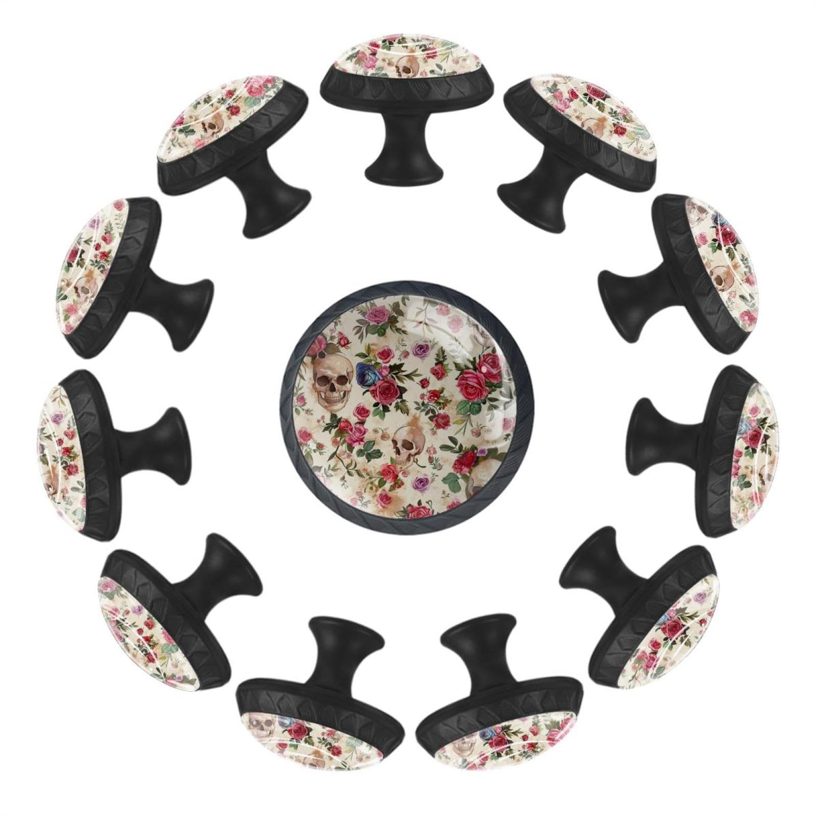 Poignées de meuble en cristal pour relooker une commode de chambre gothique chic
