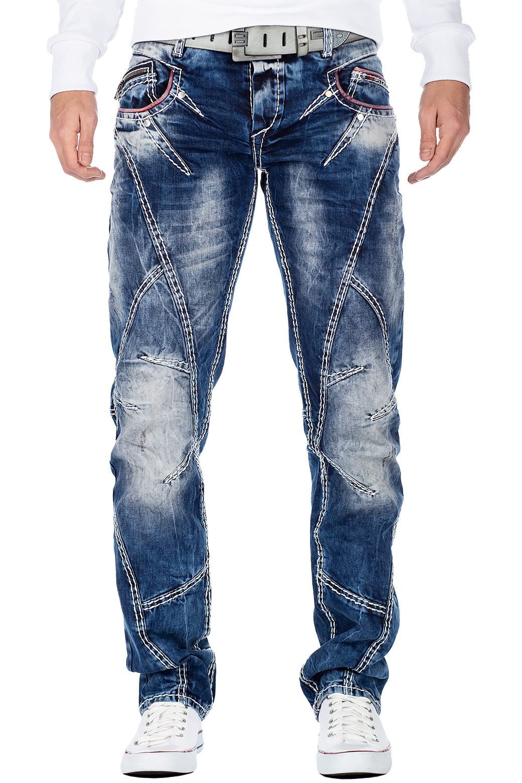 Cipo & Baxx Herren Jeans Regular Hose