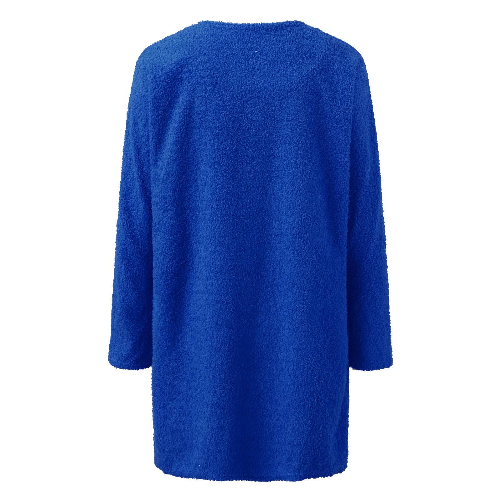 Damen Winter Lässige Sportbekleidung Solide Lange Ärmel 3-Teilige Outfits Mädchen Sachen Teenager Zimmer Hausanzug Elegant Schlafanzug Lang Warm Pyjama Christmas - Karierte Hose