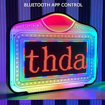 LED Letter Bottle Presenter,Handheld Billboard,Custom Logo VIP Service Sign,Bottle Presenter with Color Change and Scrolling Message