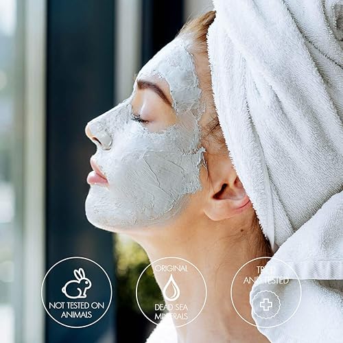 Miniatura 5 de Máscara facial de barro del Mar Muerto Premier en línea Exclusiva, fórmula natural, reductor de arrugas, antienvejecimiento, minimizador de poros,