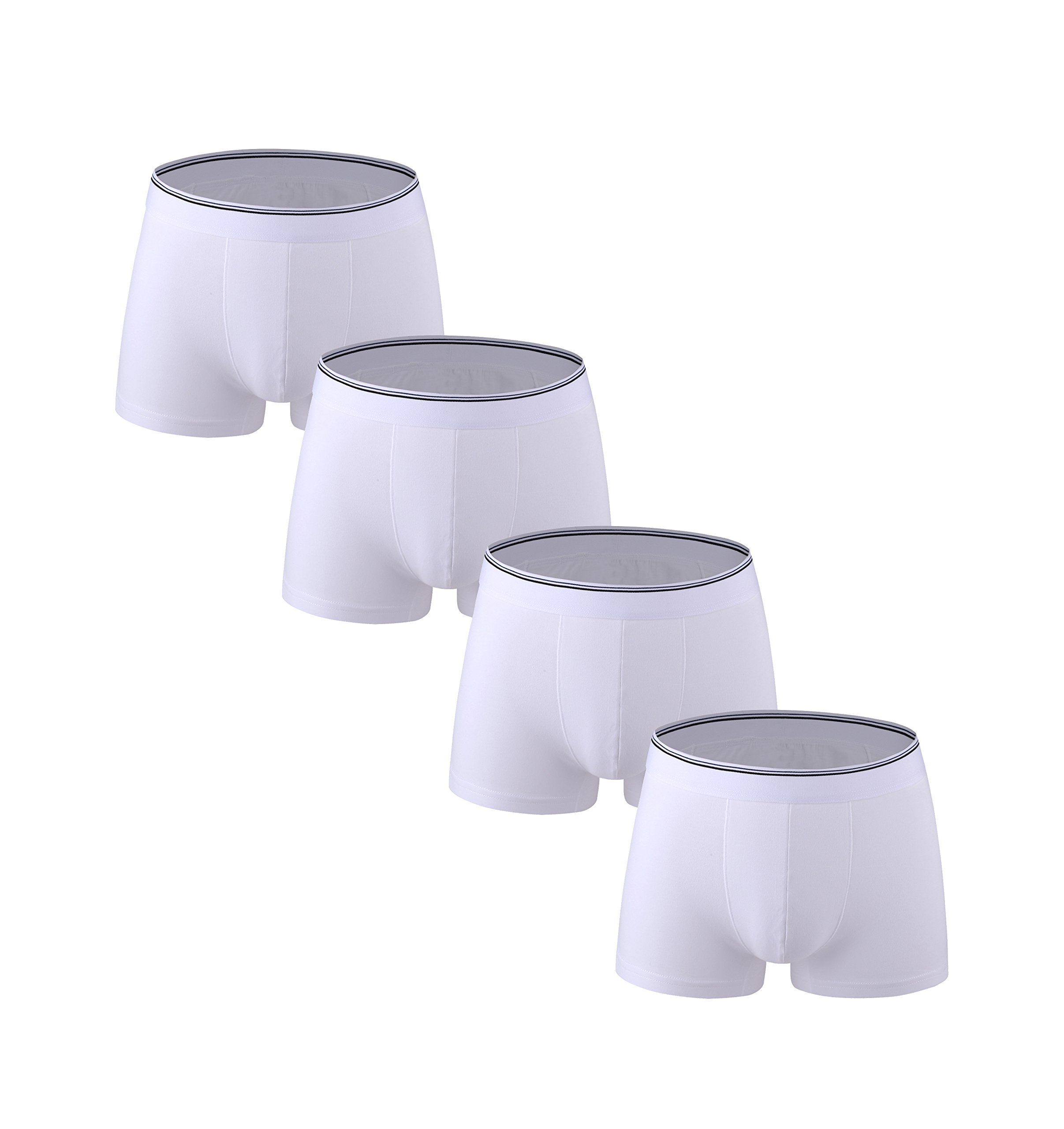 Boxer Uomo Cotone Biologico FALARY - Confezione Da 4 | Mutande Comode, Senza Etichette, Taglio Ergonomico - Foto 7