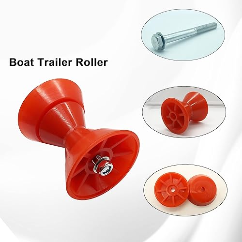 Miniatura 10 de Rodillo de arco Pcv para remolque de barco de 4 "con radios para eje de 12"