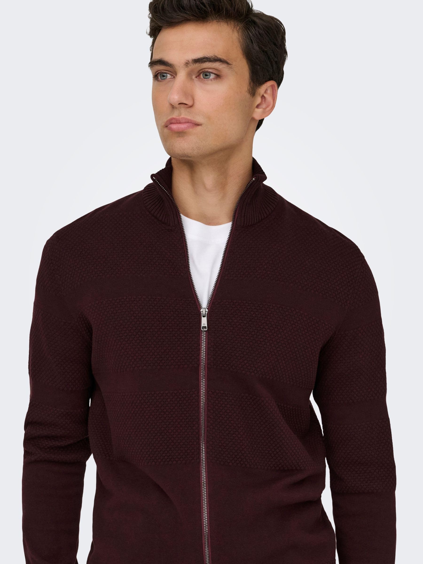 Only & Sons Onsmalik Cardigan Knit Zip 12 Pin para Hombre