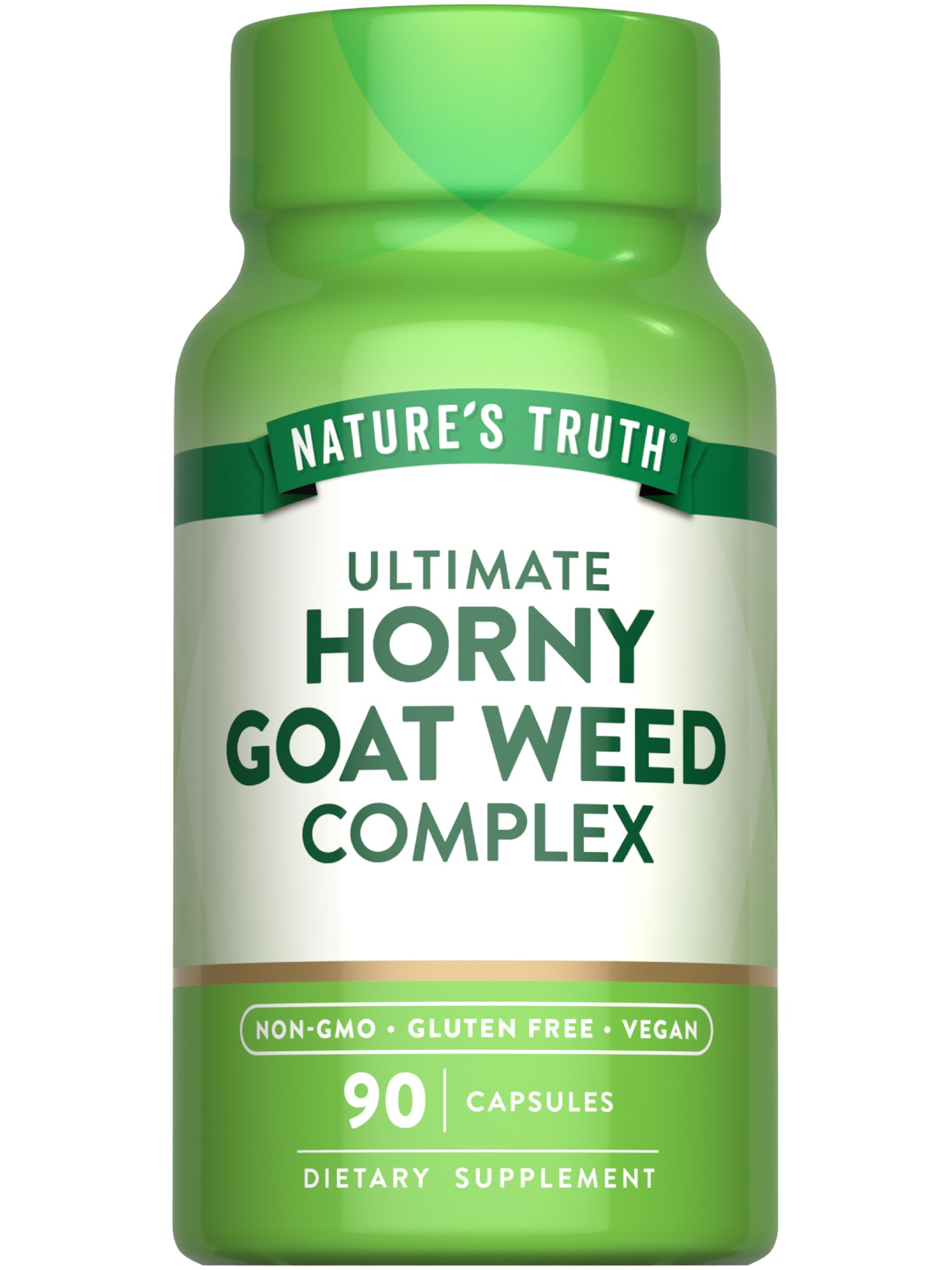 Nature's Truth Horny Goat Weed Complex | 90 Capsules | with Maca Root | Vegan, Non-GMO & Gluten Free Herbal Supplement