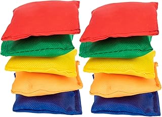 SAFIGLE 20 Pcs Sand Throw Bean Bag Bean Bags for Kids Portable Cornhole Set Toy for Kids Toss Toy Bean Bag Beanbag Small Bean Bags Portable Bean Bags Bean Bag Toss Game Sand Bag Toys Soft