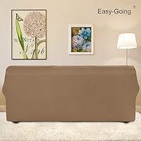 Vista 4 de Easy-Going - Funda elástica para sofá, 1 pieza, protector de muebles, suave, con parte inferior elástica, para niños, tela jacquard de poliéster