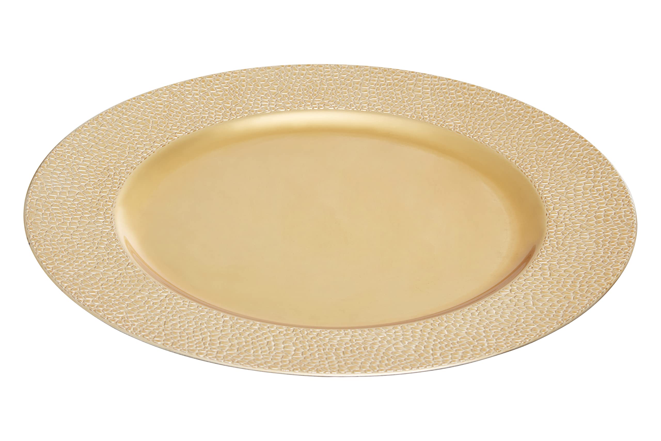 Orsina Gold Pebble Effect Charger Plate