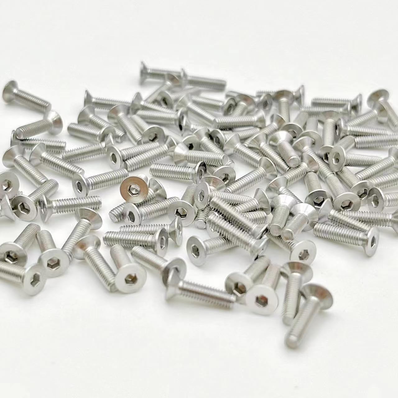 Vis à Tête Plate 4-40 X 5/16 En Acier Inoxydable 18-8 - Lot De 2500, Neuf Sous Emballage