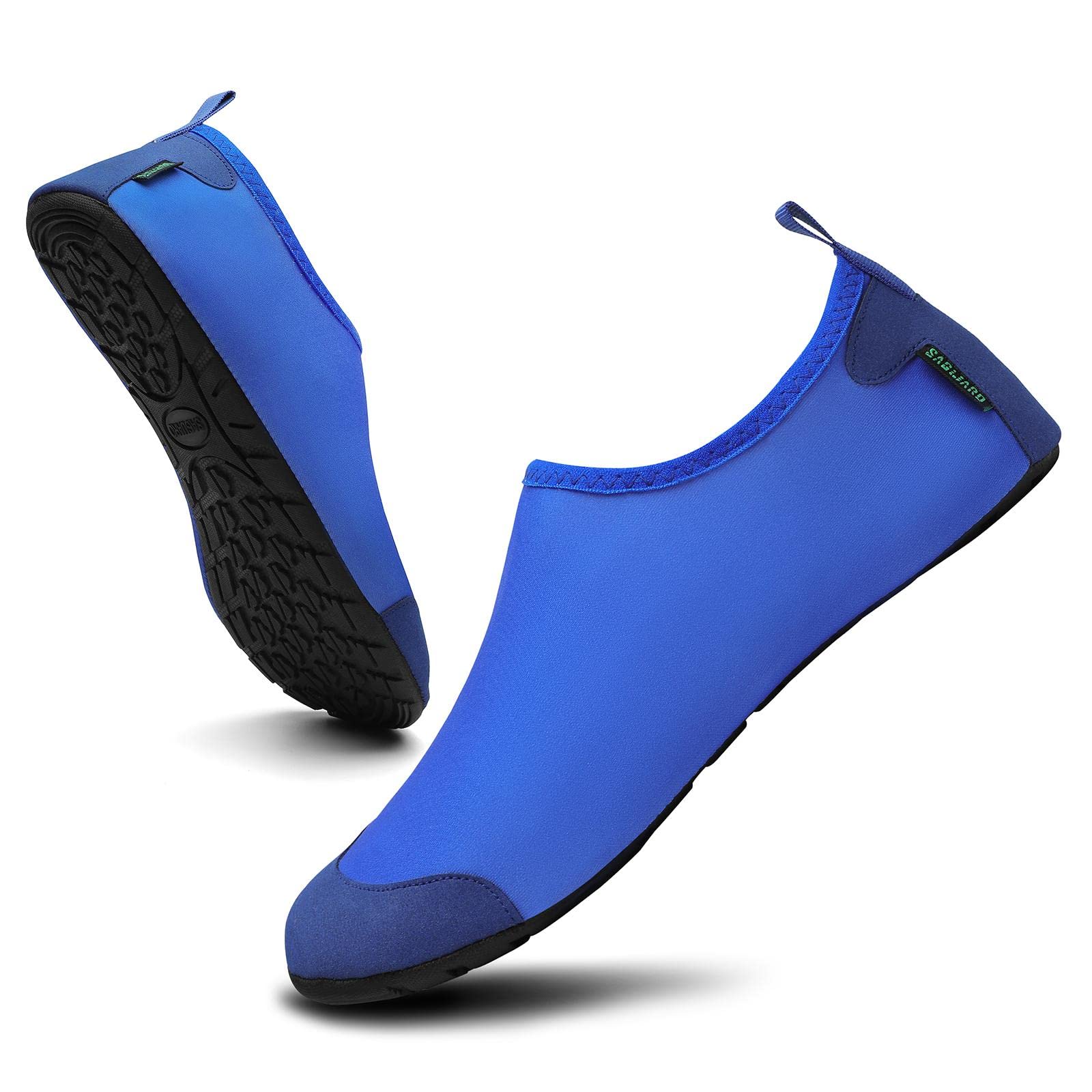 SAGUARO Escarpines Agua Hombre Mujer Zapatos de Agua Secado Rápido Respirable Antideslizante Zapatillas Playa, Gr.36-47