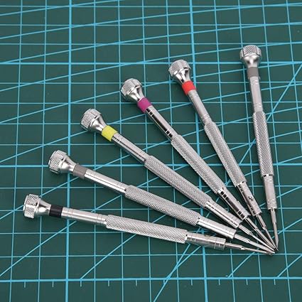 Ubervia Watch Screwdriver, Convenient Lightweight Screwdriver Set, Professional Use for Knitting Machine Accessories Knitting Machine General Purpose