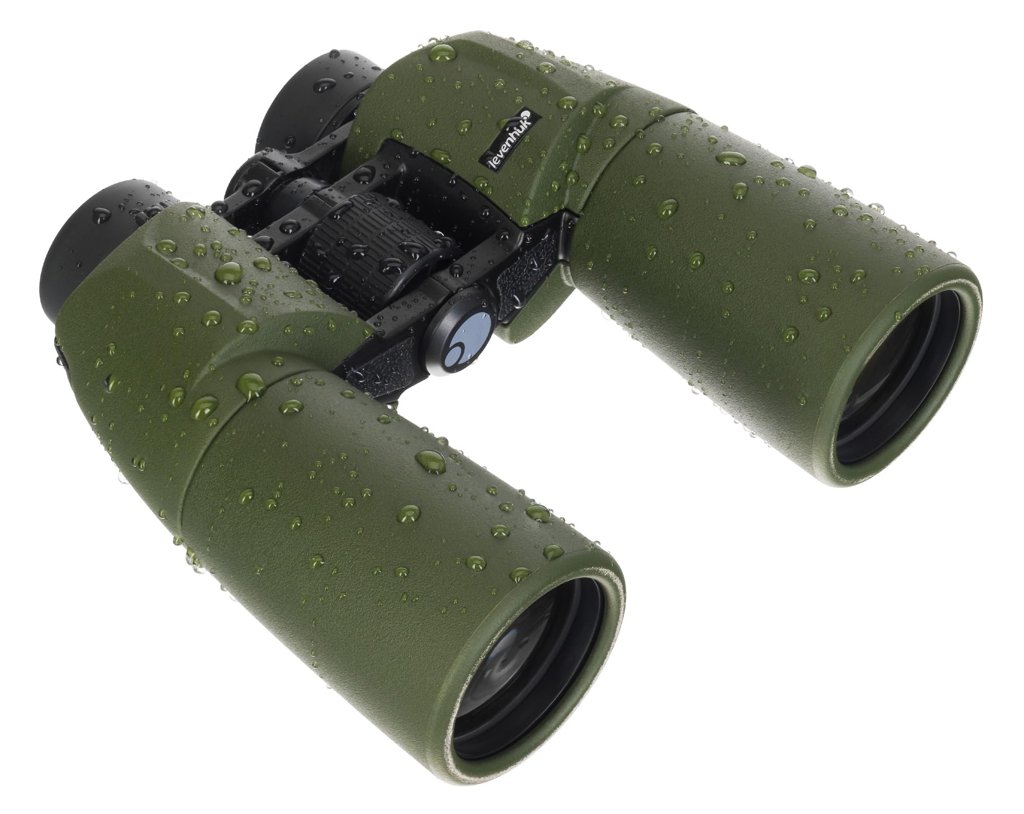 Levenhuk Army 10x50 Prismáticos Resistentes para Aves y Fauna | con Cuerpo de Goma Impermeable y Resistente al Polvo, Lentes con Revestimiento Multicapa, con Retícula y Escala