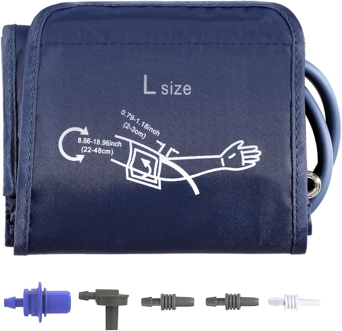 Arm Circumference Cuff Large Cuff for Blood Pressure Monitor for Automatic Blood Pressure Monitor and Digital Machine for Adults Seniors Elderly (22-48cm)
