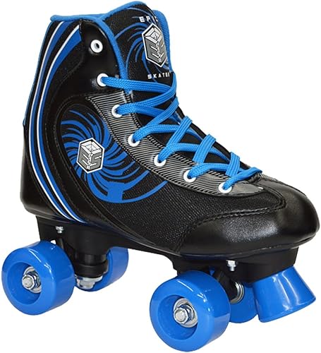 Miniatura 1 de Epic Rock Candy - Patines de cuatro ruedas con 2 cordones (negro y azul)