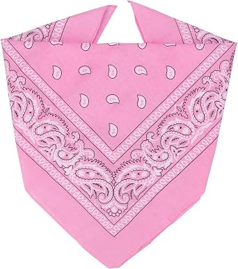 ZENO 100% Cotton & Natural Fibers Bandana Scarf - Soft, Durable, Machine Washable Unisex for Men & Women