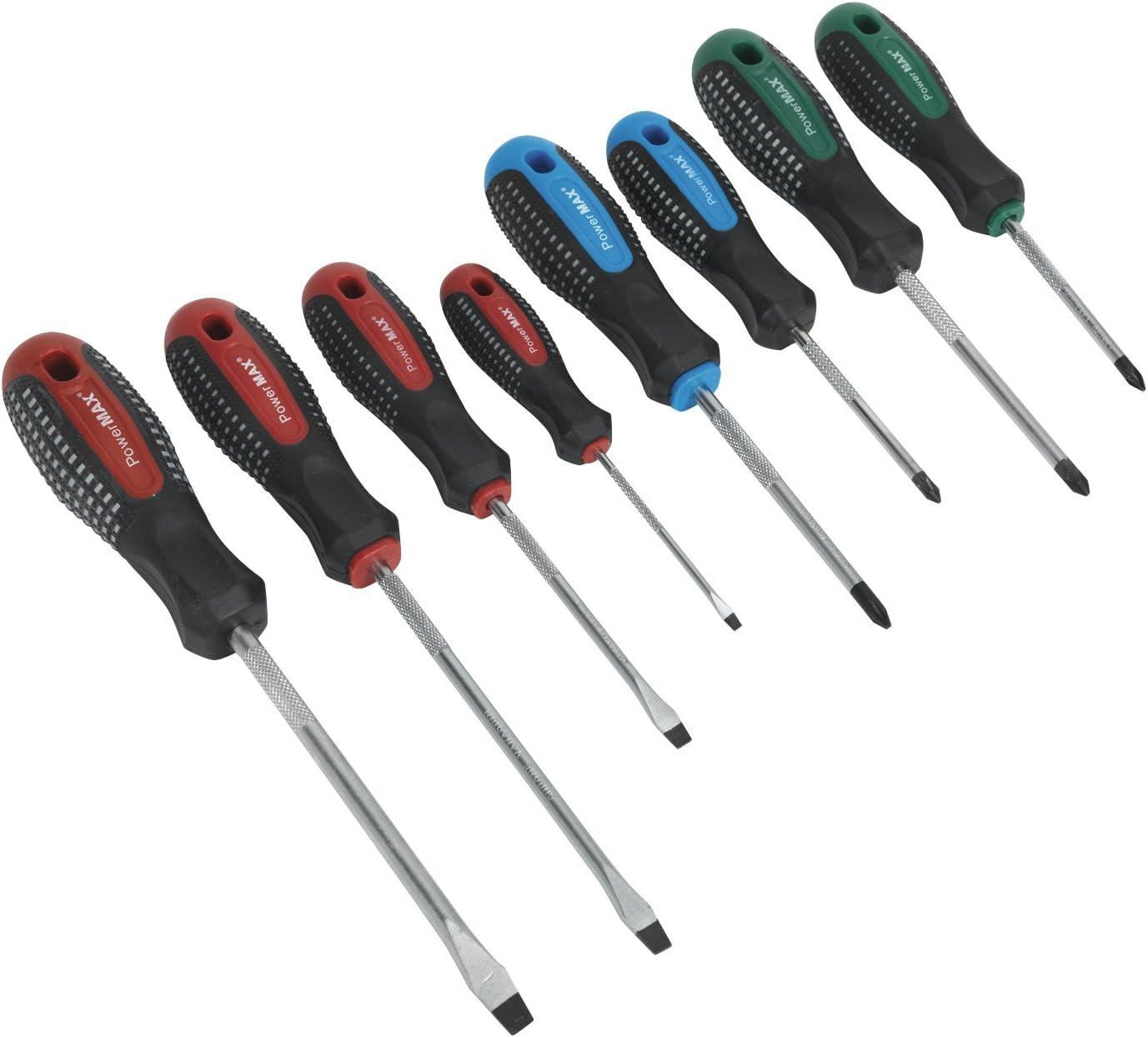 Jack Sealey - Sealey Screwdriver Set 8Pc Powermax