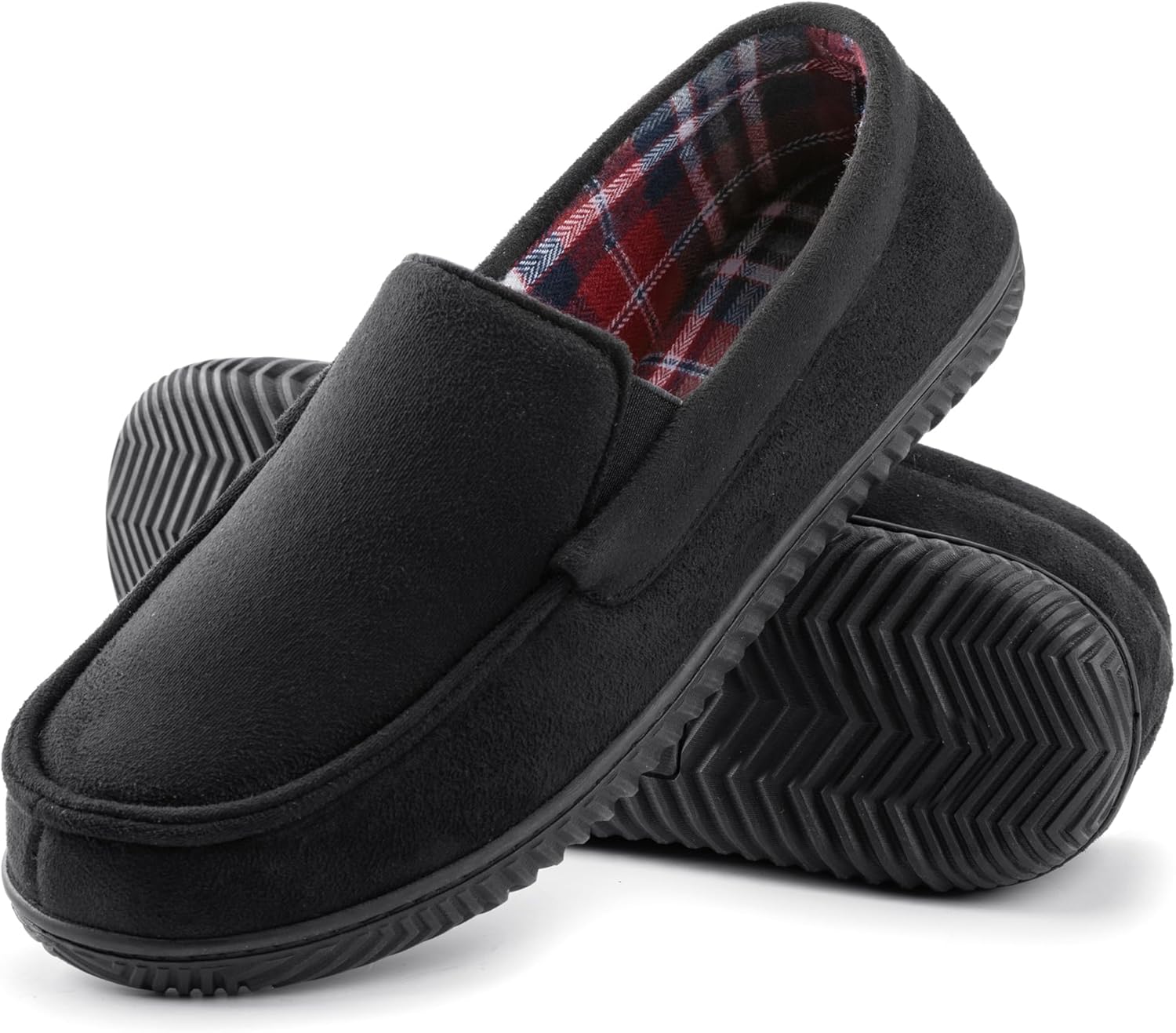 RockDove Men's Alexander Flannel Lined Loafer Slipper
