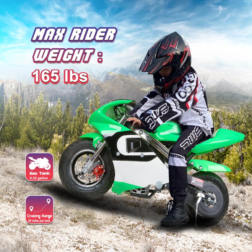 Amazon.com: Mini Kid Pocket Bike, G00002 Model 40CC 4-Stroke Gas