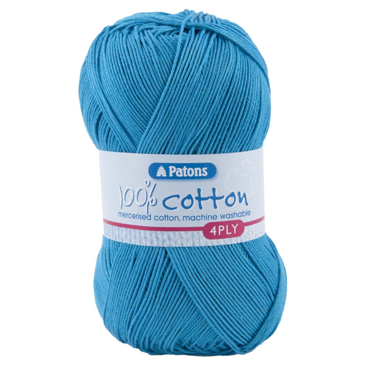 Patons Yarn - 100% Cotton 4 Ply 100g Ball - Peacock