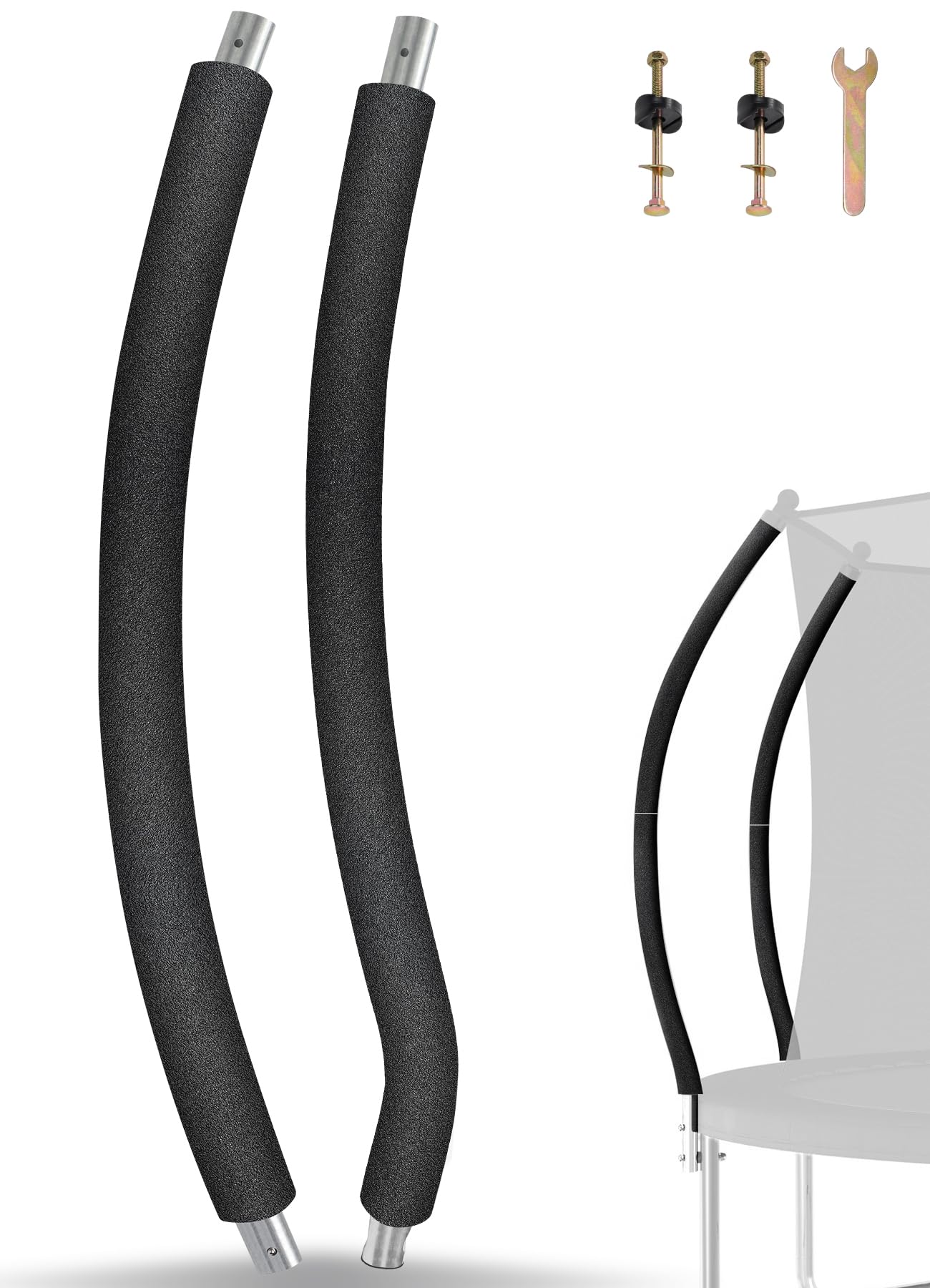 Trampoline Poles Replacement for Skywalker Or Jumpzylla Trampoline Net