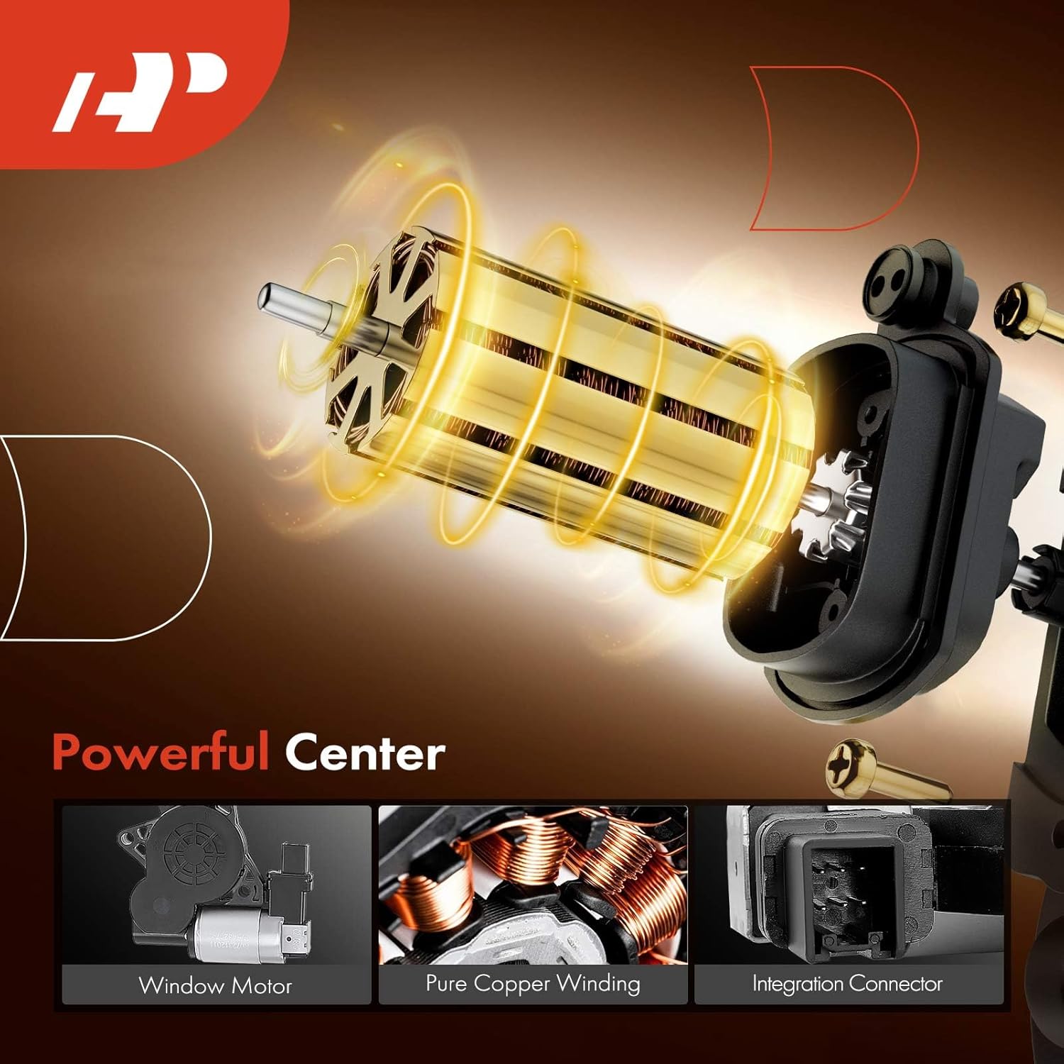 A-Premium Electric Power Window Regulator with Motor Compatible with Mazda CX-7 2007-2012 Rear Right