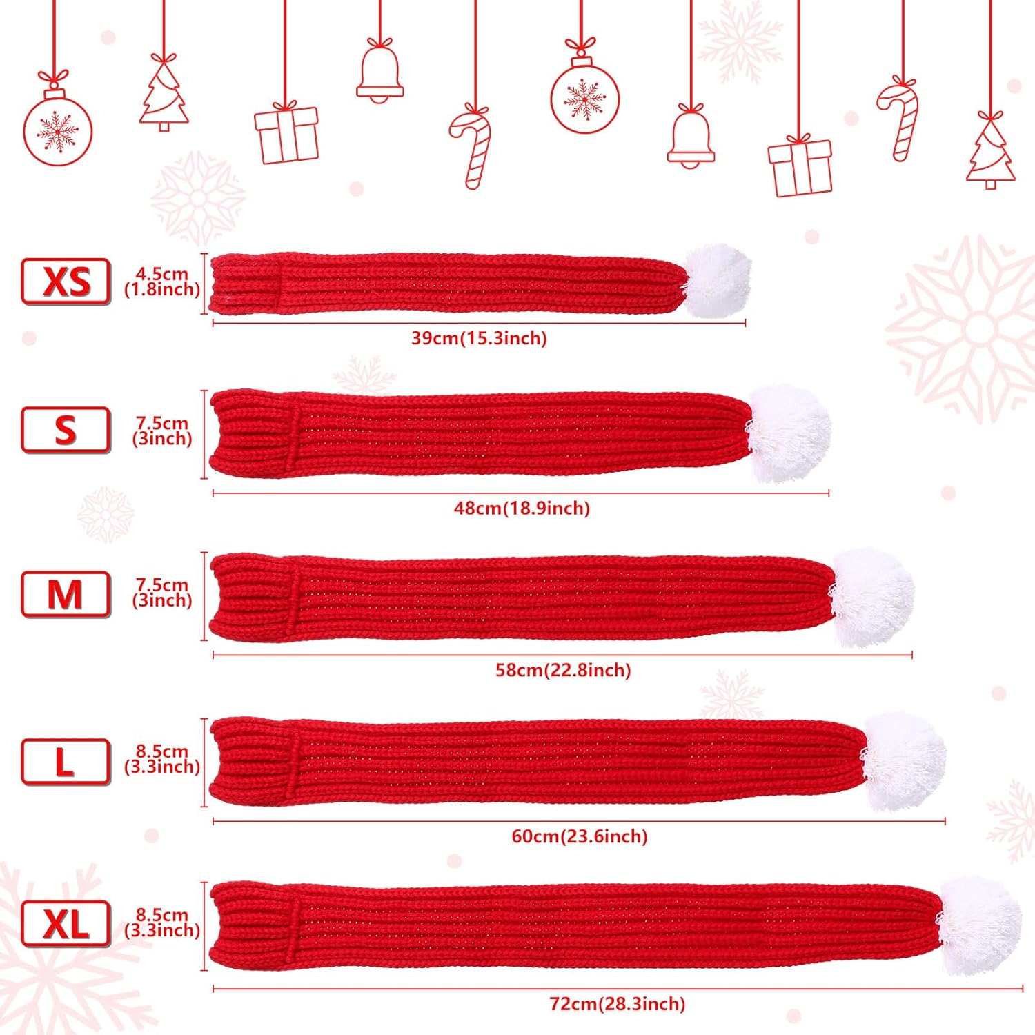 Naler Christmas Pet Scarf Christmas Pet Santa Red Scarf Christmas Pet Accessories for Cats, Dogs, and Other Pets for Christmas Party Favor Supplies,L 4 711abr nSZL. AC SL1500