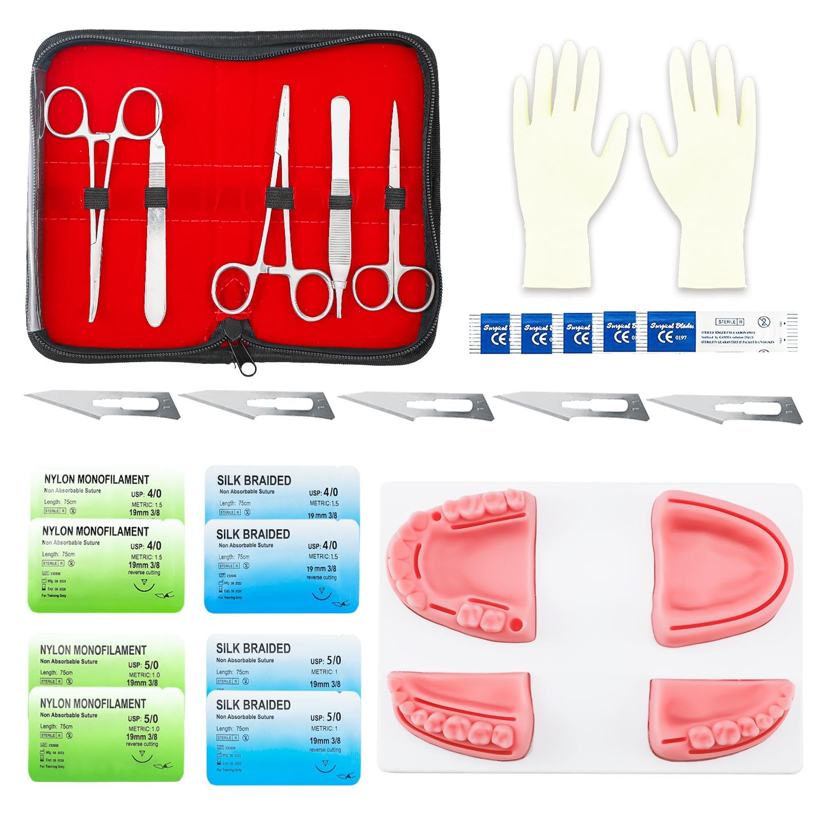 Amazon.com: Dental Suture Practice Kit - Suture Training Kit for