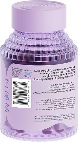Miniatura 6 de Lemme GLP-1 Diario, ingredientes clínicamente estudiados para reducir el hambre y los antojos, promover la producción de GLP-1, apoyar la pérdida de