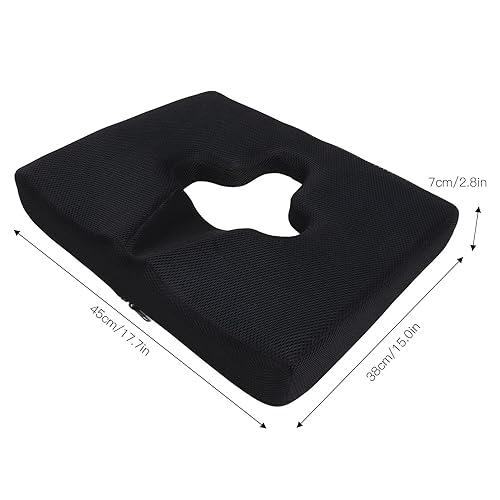 Miniatura 6 de Prevent Bedsore Cushion, Breathable Hemorrhoid Cushion with Slow Rebound, T Shaped Opening Design for Bedridden Patients, Fiber Material with