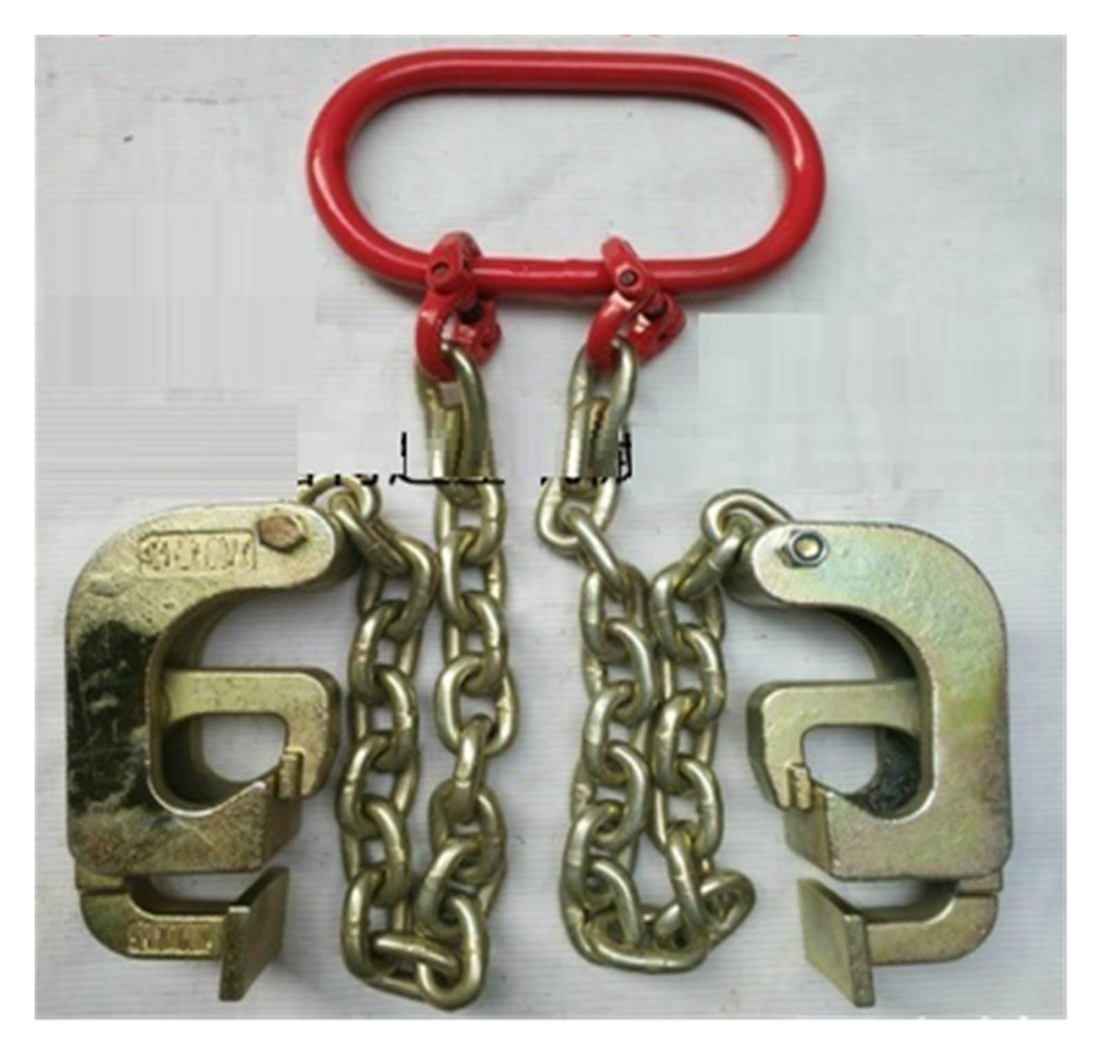 Hebekette, 1Tonne for 2-Fass-Eisen-Fassheber, Clip-Hängeklemme, Fass-Kettenschlingenhaken(40020033)
