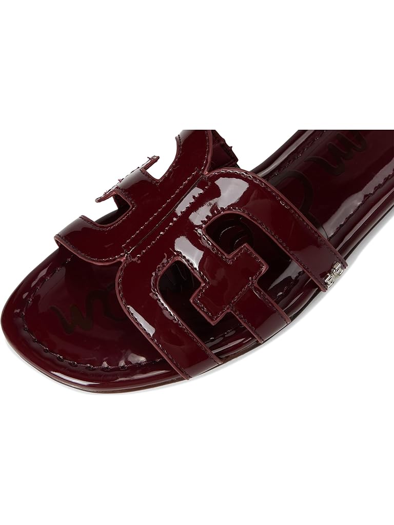 Burgundy Sam Edelman Bay Slide Sandals
